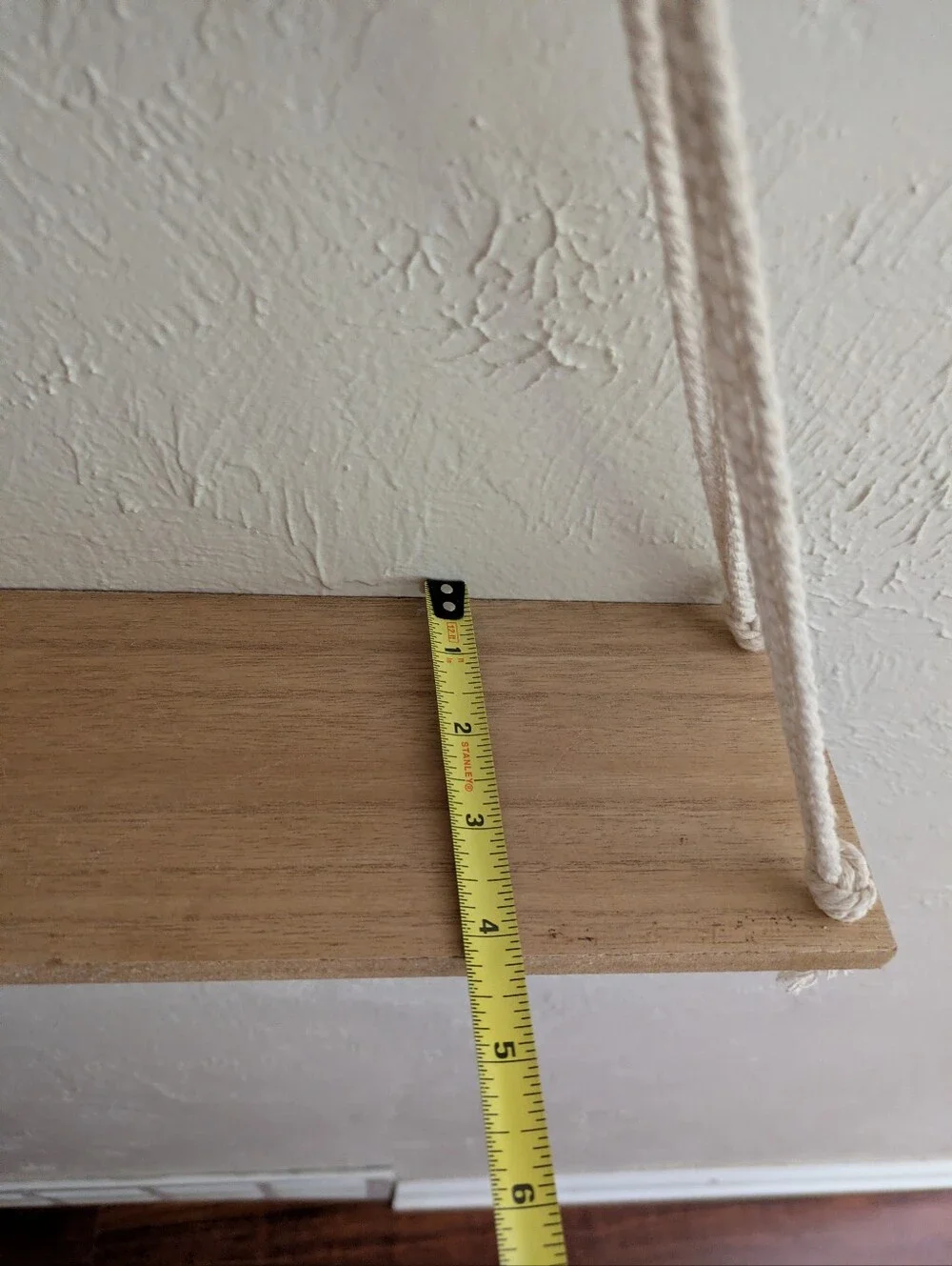 Macrame Hanging Shelf